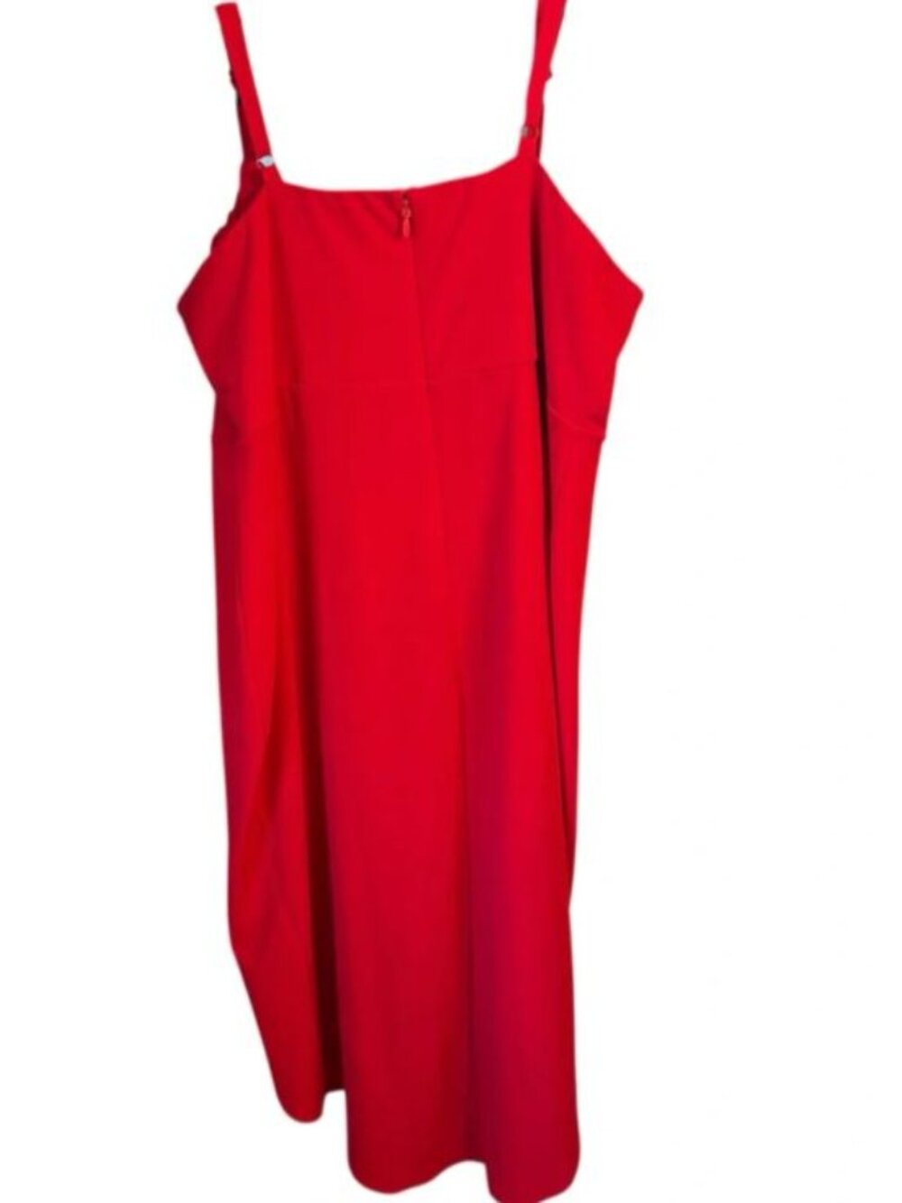 Torrid NWT Jester Red Corset Bustier Tulip Hem Cowl Neck Midi Dress Size 16 - Picture 12 of 12